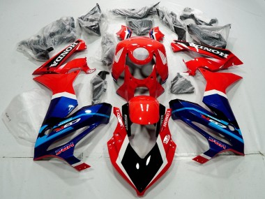 2021-2023 Honda CBR650R Motorcycle Fairings - Red Blue HRC Canada Websites