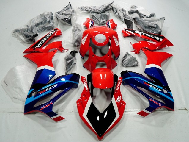 2021-2023 Honda CBR650R Motorcycle Fairings - Red Blue HRC Canada Websites