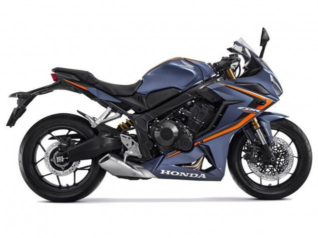 2021-2023 Honda CBR650R Motorcycle Fairings - Matte Dark Blue Orange Black Canada Websites