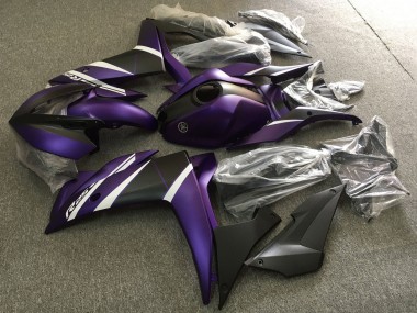 2015-2018 Yamaha YZF R3/R25 Motorcycle Fairings - White Purple Matte Black Canada Websites
