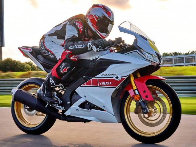 2019-2024 Yamaha YZF R125 Motorcycle Fairings - White Red Yellow Canada Websites