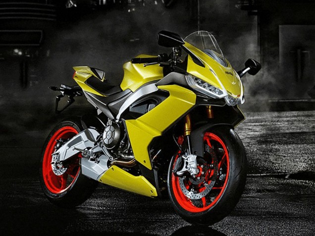 2020-2024 Aprilia RS660 Motorcycle Fairings - Matte Gold Canada Websites
