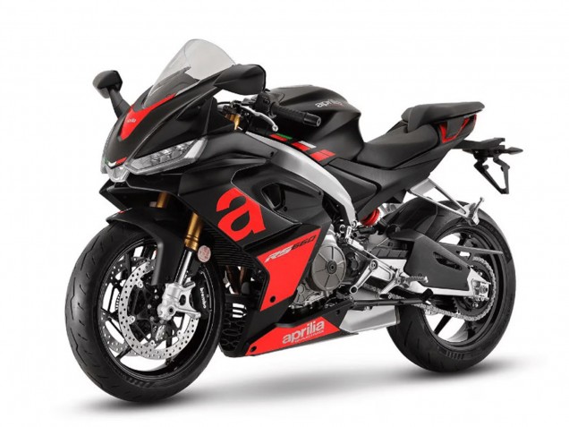 2020-2024 Aprilia RS660 Motorcycle Fairings - Matte Black Red Canada Websites