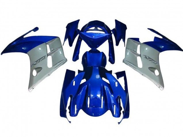 2007-2012 Yamaha FJR1300 Motorcycle Fairings - Blue Silver Canada Websites