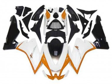 2009-2015 Aprilia RSV4 1000 Motorcycle Fairings - White Orange Black Canada Websites