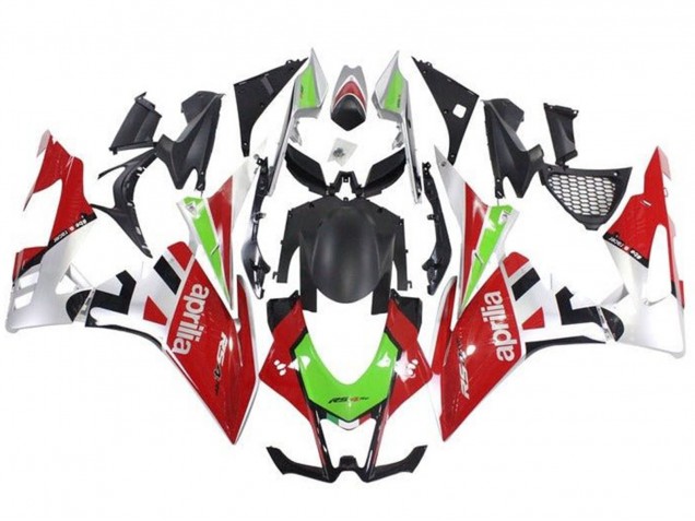 2009-2015 Aprilia RSV4 1000 Motorbike Fairings - Red White Green Canada Websites