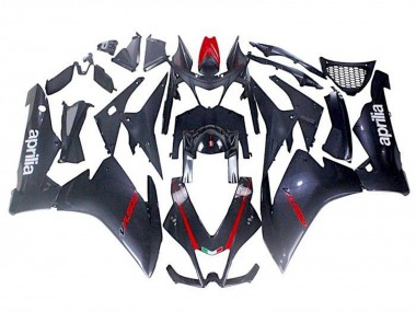 2009-2015 Aprilia RSV4 1000 Motorcycle Fairings - Black Faux Carbon Fiber Red Canada Websites