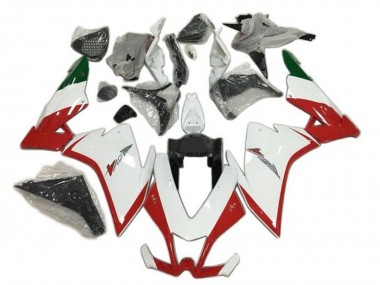 2009-2015 Aprilia RSV4 1000 Motorcycle Fairings - Red White Green Canada Websites