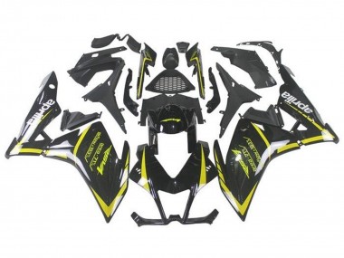 2009-2015 Aprilia RSV4 1000 Motorcycle Fairings - Black Yellow Canada Websites
