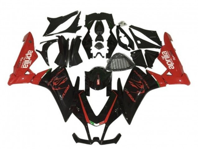 2009-2015 Aprilia RSV4 1000 Motorcycle Fairing - Black Red Canada Websites
