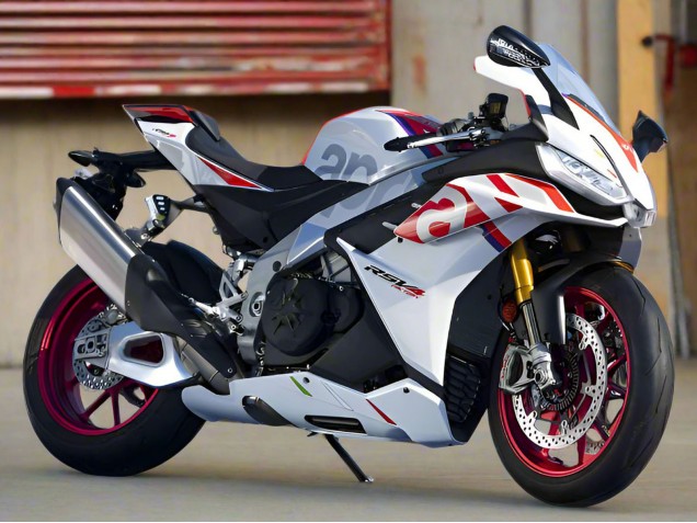 2021-2024 Aprilia RSV4 1100 Motorcycle Fairings - White Red Blue Canada Websites
