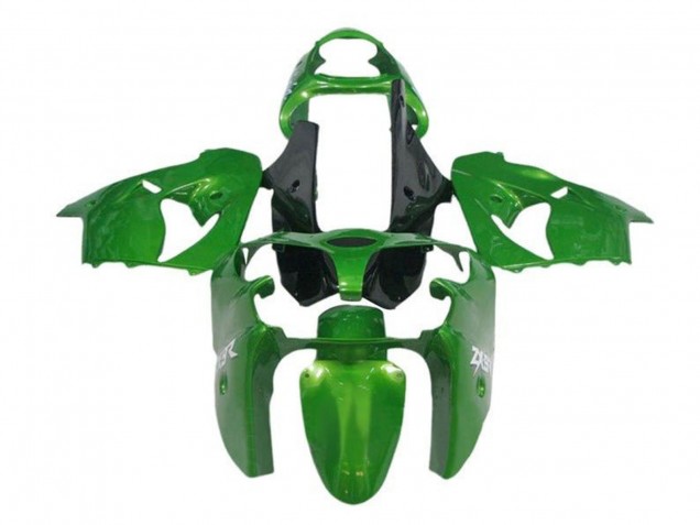 2000-2001 Kawasaki ZX9R Motorcycle Fairings - Green Black Canada Websites