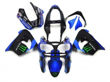 2002-2003 Kawasaki ZX9R Motorcycle Fairings - Blue Black Green Monster Canada Websites