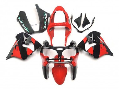 2002-2003 Kawasaki ZX9R Motorcycle Fairings - Red Black Silver Canada Websites