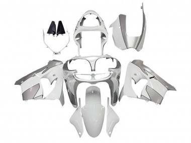 2002-2003 Kawasaki ZX9R Motorcycle Fairings - White Silver Canada Websites