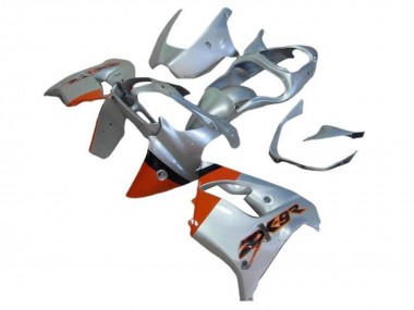 2002-2003 Kawasaki ZX9R Motorcycle Fairings - Silver Orange Black Canada Websites