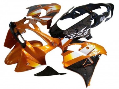 2002-2003 Kawasaki ZX9R Motorcycle Fairings - Orange Black White Canada Websites