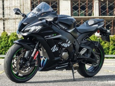 2016-2020 Kawasaki ZX10R Motorcycle Fairings - Matte Black White Green Canada Websites