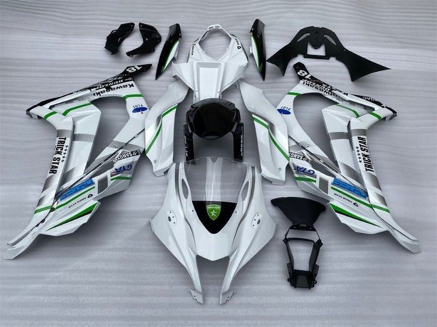 2016-2020 Kawasaki ZX10R Motorcycle Fairings - White Silver Green Blue Black Trick Star Canada Websites