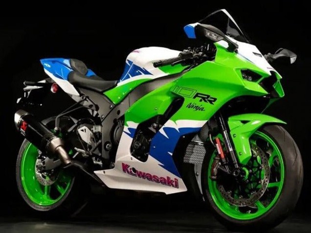 2021-2025 Kawasaki ZX10R Motorcycle Fairings - Green White Blue Red Canada Websites