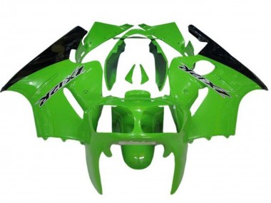 2000-2001 Kawasaki ZX12R Motorcycle Fairings - Green Black Canada Websites