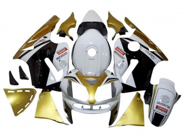 2000-2001 Kawasaki ZX12R Motorcycle Fairings - White Gold Black Canada Websites