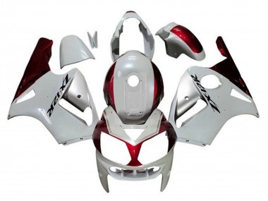 2000-2001 Kawasaki ZX12R Motorcycle Fairings - White Silver Red Black Canada Websites
