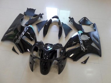 2002-2006 Kawasaki ZX12R Motorcycle Fairings - Glossy Black Matte Black Canada Websites