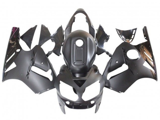 2002-2006 Kawasaki ZX12R Motorcycle Fairings - Matte Black Glossy Black Canada Websites