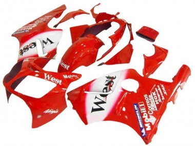 2002-2006 Kawasaki ZX12R Motorcycle Fairings - Red White West Canada Websites