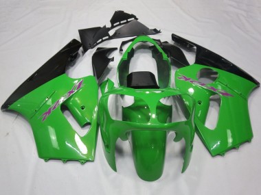 2002-2006 Kawasaki ZX12R Motorcycle Fairings - Green Black Purple Canada Websites