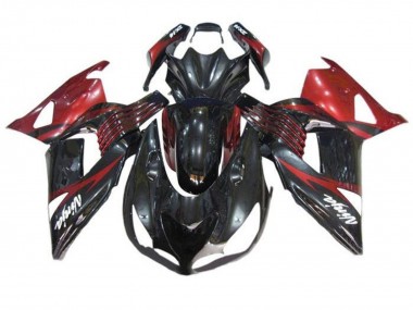 2006-2011 Kawasaki ZX14R ZZR1400 Motorcycle Fairings - Red Glossy Black White Decal Canada Websites