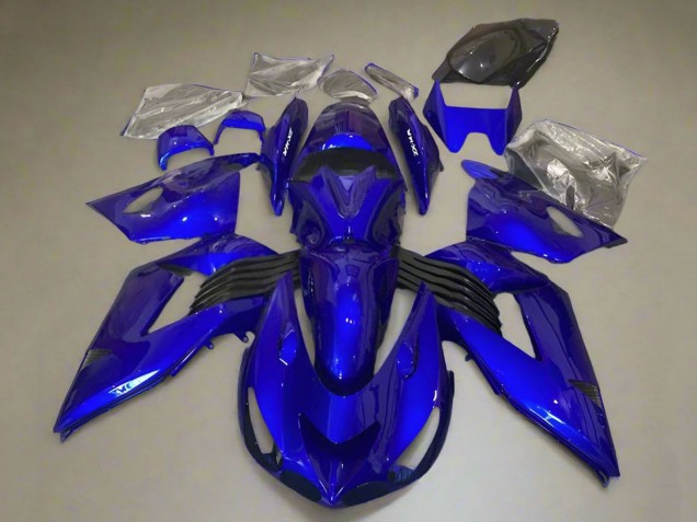 2006-2011 Kawasaki ZX14R ZZR1400 Motorcycle Fairing Kits - Blue Canada Websites