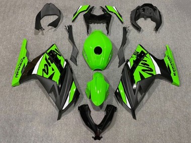 2013-2024 Kawasaki EX300 Motorcycle Fairings - Green White Black Canada Websites