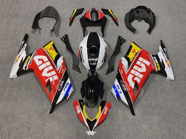 2013-2024 Kawasaki EX300 Motorcycle Fairings - White Red Yellow Blue Black Givi Canada Websites