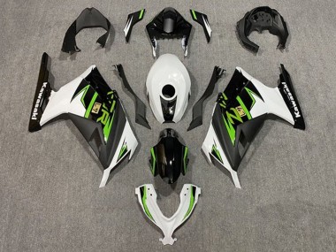 2013-2024 Kawasaki EX300 Motorcycle Fairings - White Green Black Canada Websites