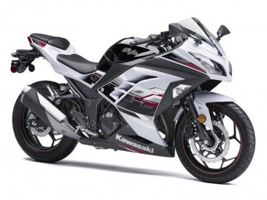 2013-2024 Kawasaki EX300 Motorcycle Fairings - White Black Red Accents Canada Websites