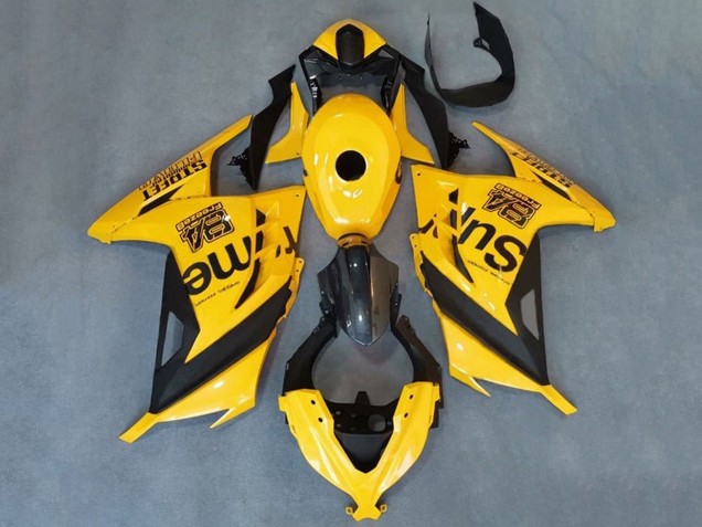 2013-2024 Kawasaki EX300 Motorcycle Fairings - Yellow Black Supreme Canada Websites