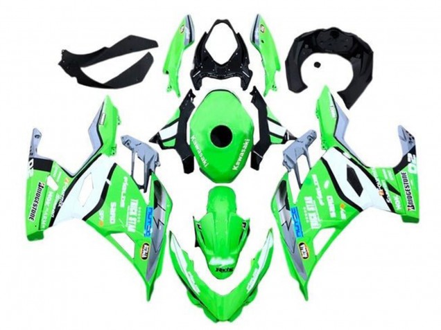 2018-2024 Kawasaki Ninja 400 Motorcycle Fairings - Green Grey Black Blue Trick Star Bridgestone Canada Websites