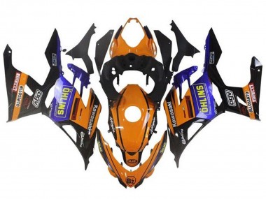 2018-2024 Kawasaki Ninja 400 Motorcycle Fairings - Orange Black Blue Yellow OHLINS Canada Websites