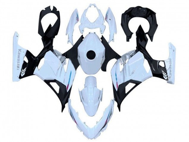 2018-2024 Kawasaki Ninja 400 Motorcycle Fairing - White Black Canada Websites