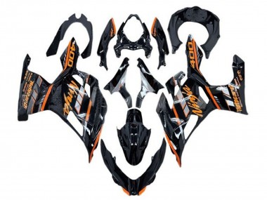 2018-2024 Kawasaki Ninja 400 Motorcycle Fairings - Glossy Black Orange Grey Canada Websites
