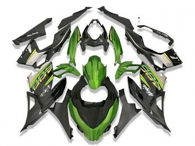 2018-2024 Kawasaki Ninja 400 Motorcycle Fairings - Green Black Grey Canada Websites