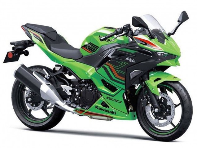 2024-2025 Kawasaki Ninja 500 EX500R Motorcycle Fairings - Green Black Red Canada Websites
