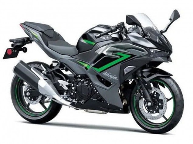 2024-2025 Kawasaki Ninja 500 EX500R Motorcycle Fairings - Black Grey Green Canada Websites