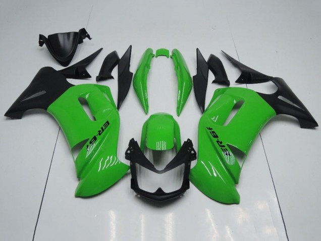 2006-2008 Kawasaki Ninja 650 EX650 Motorcycle Fairings - Green Black Canada Websites
