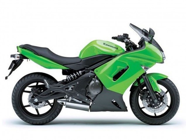 2006-2008 Kawasaki Ninja 650 EX650 Motorcycle Fairings - Green Matte Black Canada Websites
