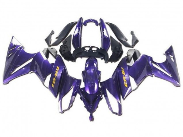 2009-2011 Kawasaki Ninja ER6F Motorcycle Fairings - Purple Yellow Canada Websites