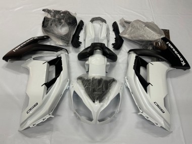 2012-2016 Kawasaki Ninja 650 EX650 Motorcycle Fairings - Pearl White Matte Black Canada Websites