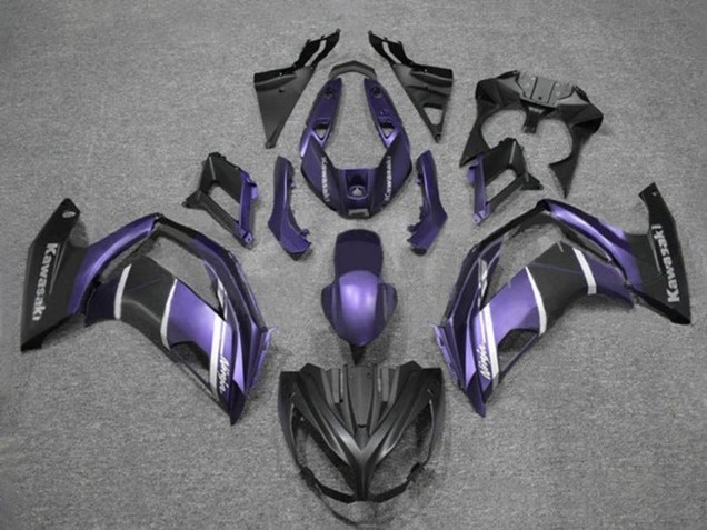 2012-2016 Kawasaki Ninja 650 EX650 Motorcycle Fairings - Purple Silver Matte Black Canada Websites